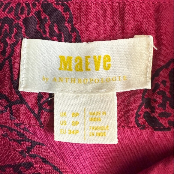 Anthropologie Maeve Annabella Maxi Dress Size 2P - Picture 10 of 15
